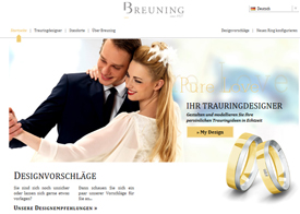 De trouwring-designer van Breuning trouwringen